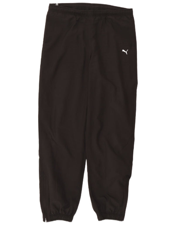 Puma Băieți Pantaloni Trening Pantaloni Joggeri 15-16 Ani Poliester Negru