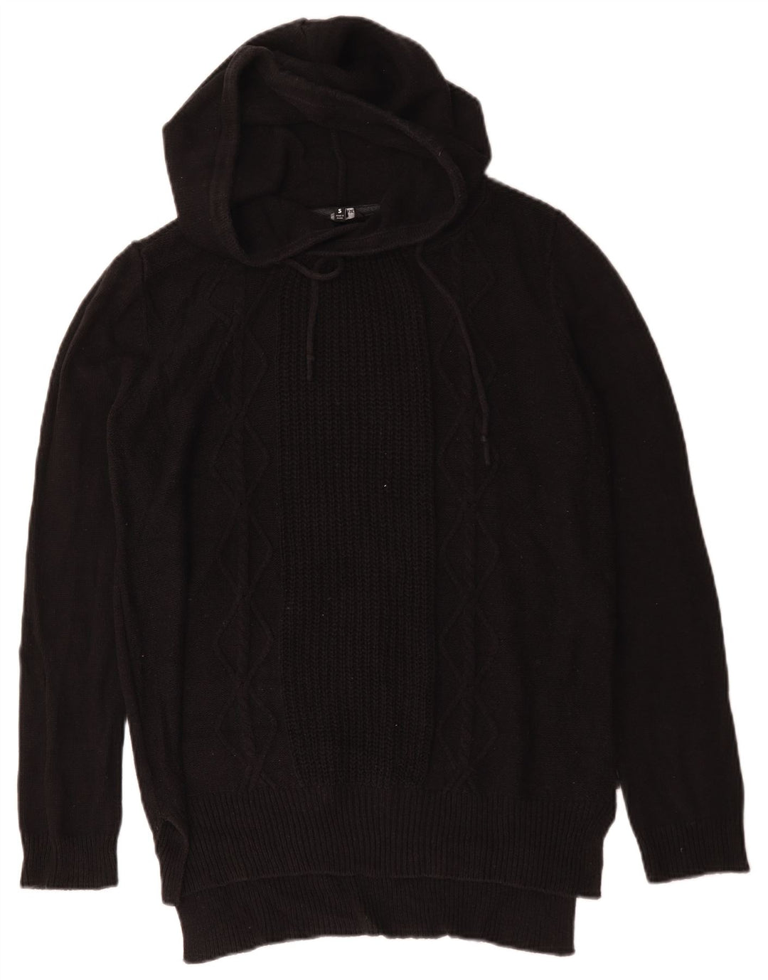 Pulover supradimensionat pentru femei Hurley UK 10 Bumbac negru mic