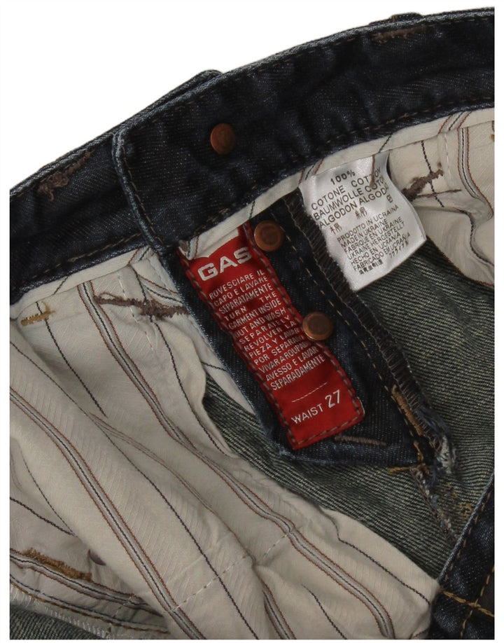 Pantaloni scurți din denim pentru femei Gas W27, bumbac, albastru marin