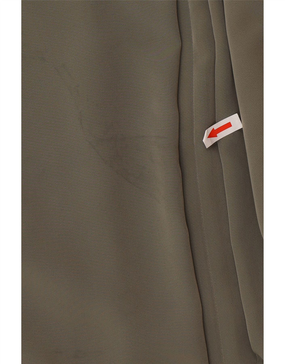 Pardesiu vintage pentru damă, cu ajustare largă, UK 20 2XL, verde, poliester
