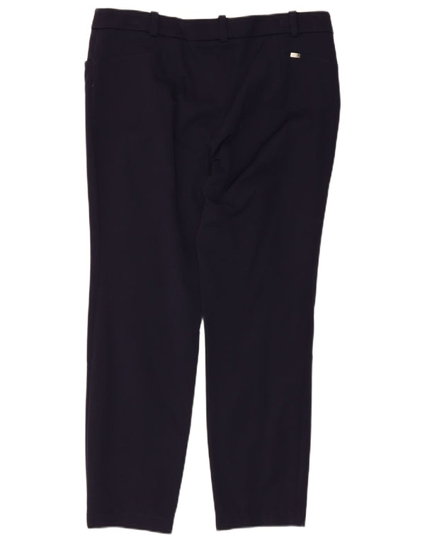 Luisa Spagnoli Pantaloni casual subțiri pentru femei IT 46 Large W34 L26 Bleumarin