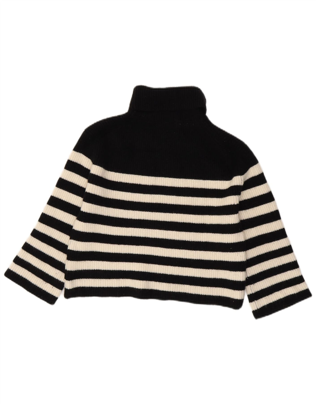 J. CREW Pulover oversized cu gât rulat pentru femei UK 6 XS Negru