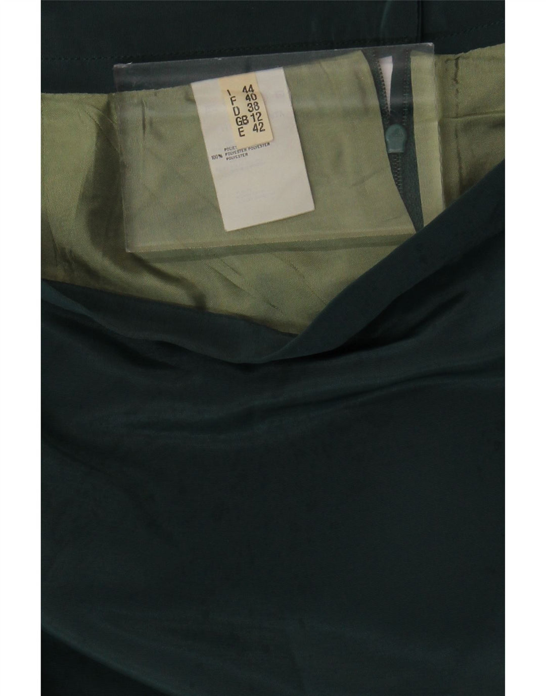 VINTAGE Womens Pencil Skirt UK 12 Medium W28  Green Polyester Vintage Vintage and Second-Hand Vintage from Messina Hembry 