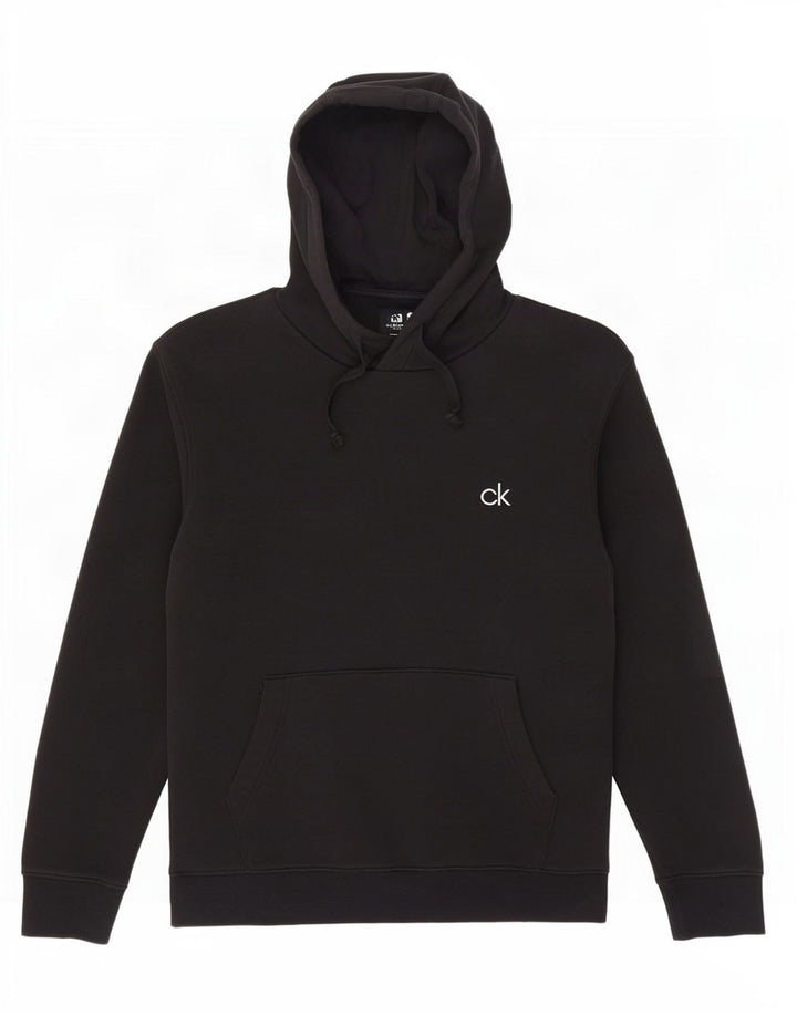 Pulover Calvin Klein Golf pentru bărbați, bumbac mediu negru