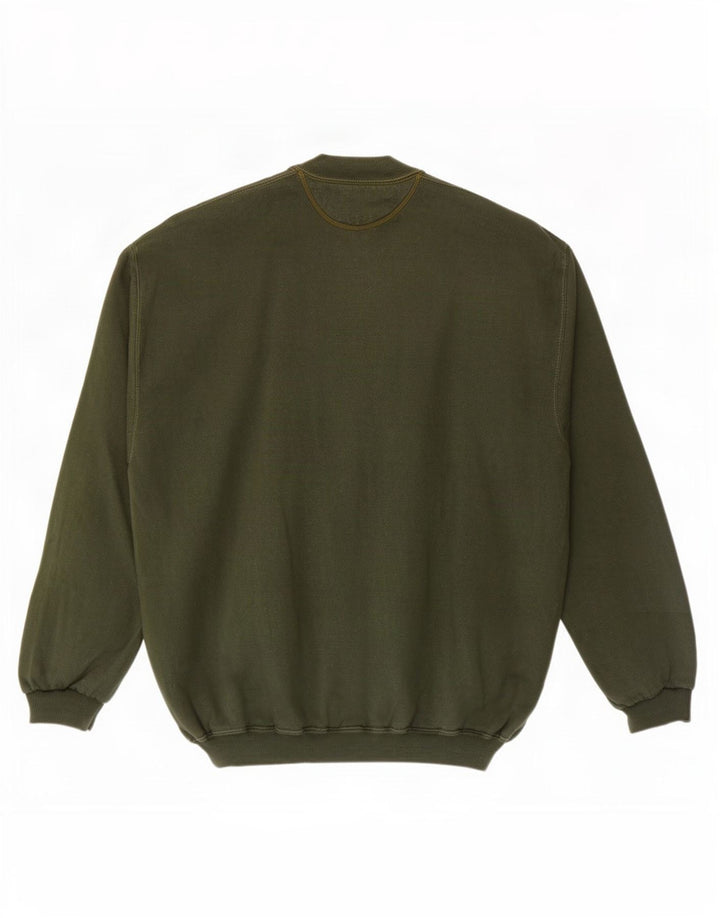 Pulover cardigan pentru bărbați Rifle XL Kaki Bumbac