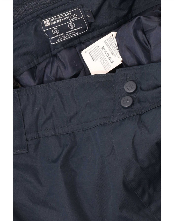 Salopete pentru bărbați Mountain Warehouse Pantaloni de schi, mari, bleumarin, poliester