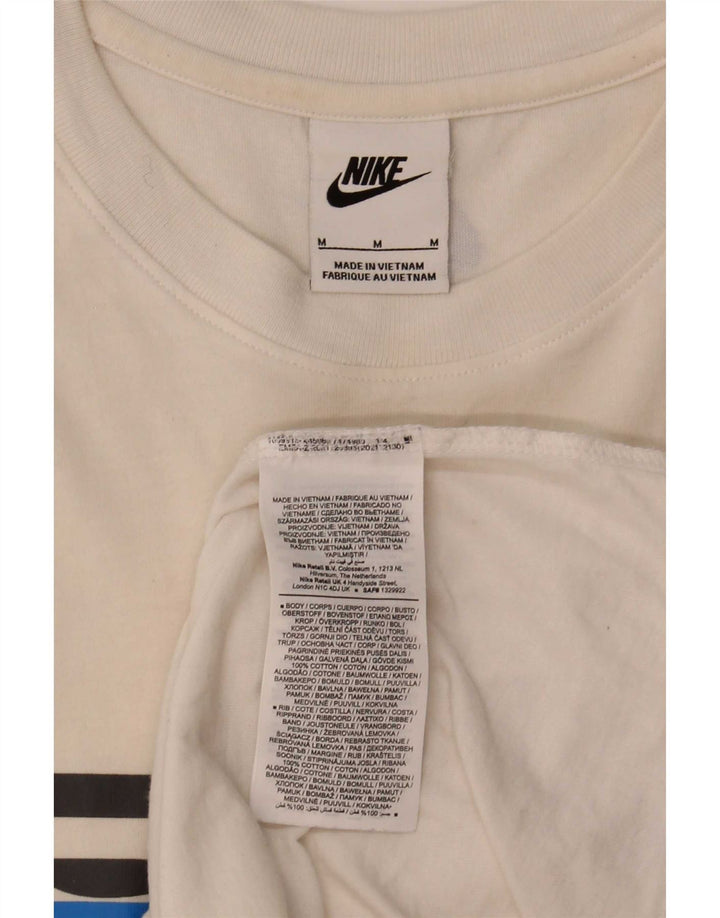 Tricou grafic pentru bărbați Nike Top Medium White Bumbac