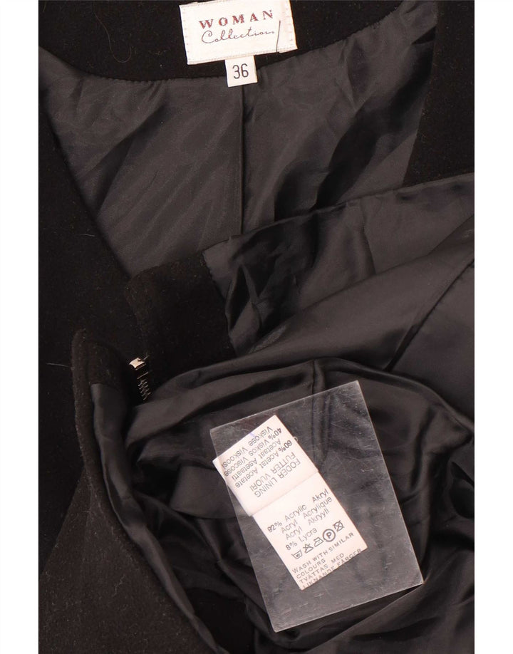 Gilet Vintage pentru femei EU 36 Mic Negru Acrilic