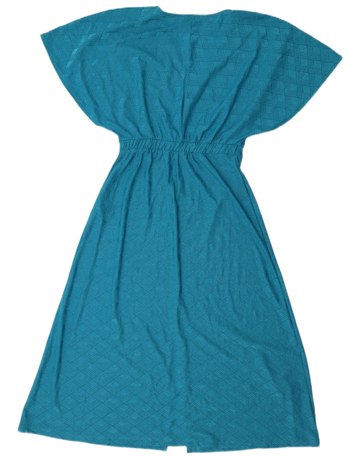 Rochie A-Line Zara Femei Liliac, UK 12, Poliester Geometric Albastru Mediu