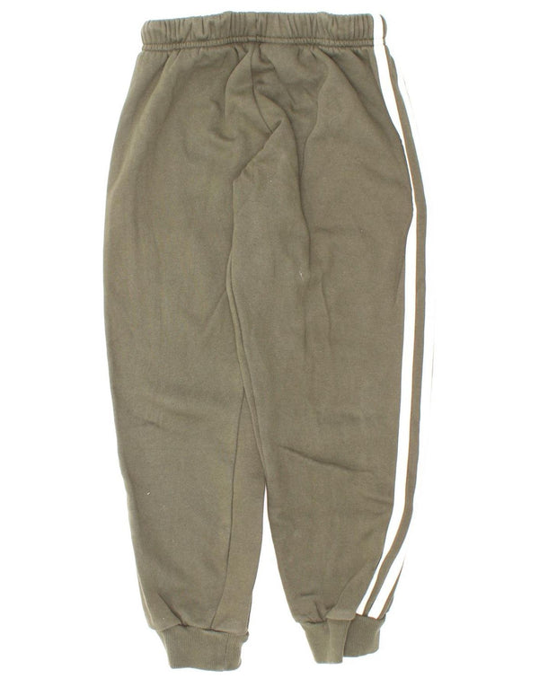 Adidas Băieți Pantaloni Trening Pantaloni Joggeri 6-7 Ani Kaki Bumbac