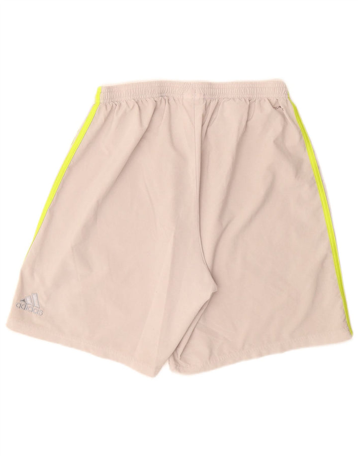 Pantaloni scurți sport ADIDAS pentru bărbați, fotbal irlandez, mari, gri, poliester