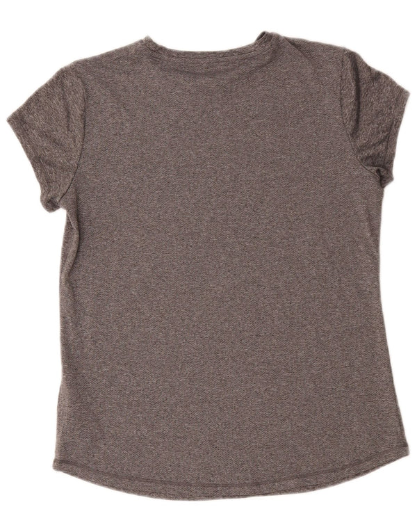 Tricou cu grafic Puma pentru femei Top UK 14 Medium Grey Flecked Polyester