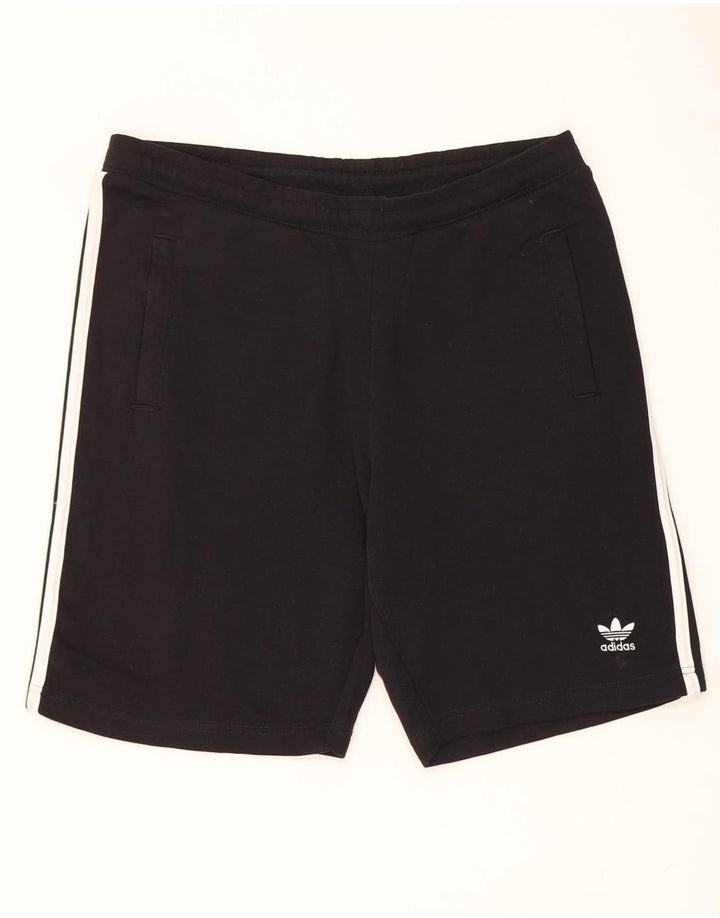 Pantaloni scurți sport pentru bărbați Adidas, mari, negru, bumbac