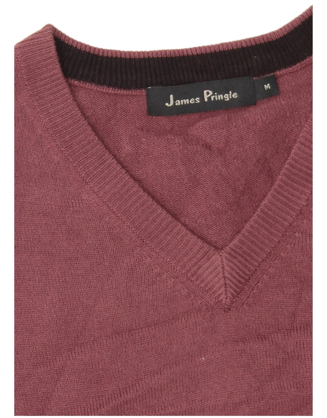 James Pringle Vestă pentru bărbați Tank Top Medium Burgundy Acrilic
