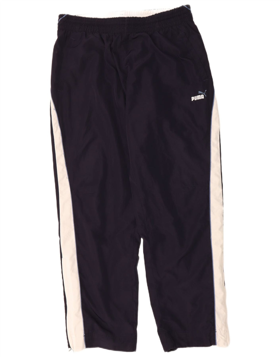 PUMA Mens Tracksuit Trousers XL Navy Blue Colourblock Polyester