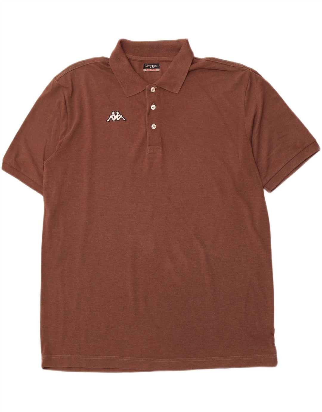 Cămașă polo pentru bărbați KAPPA 2XL bumbac maro