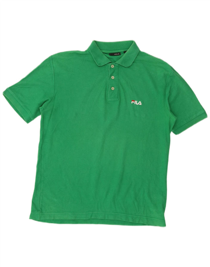 Tricou Polo Fila Bărbați Mic Verde Bumbac
