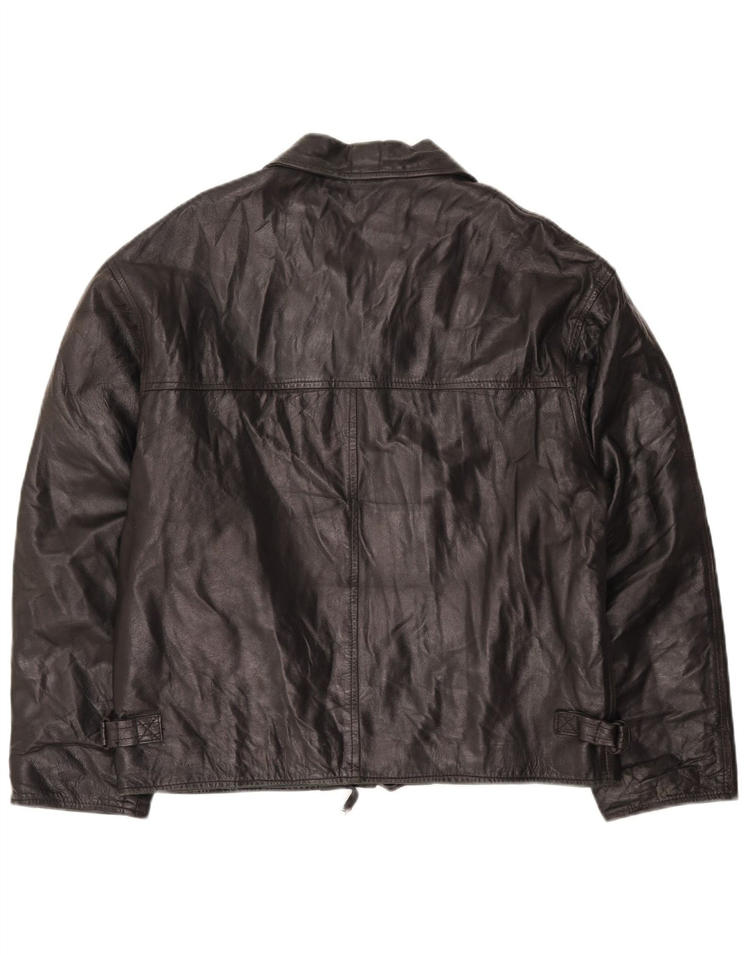 Jachetă de piele pentru femei VINTAGE IT 54 3XL neagră