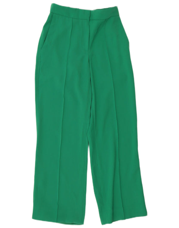 Pantaloni chino pentru femei Reiss Petite Loose Fit UK 6 XS W24 L29 Verde