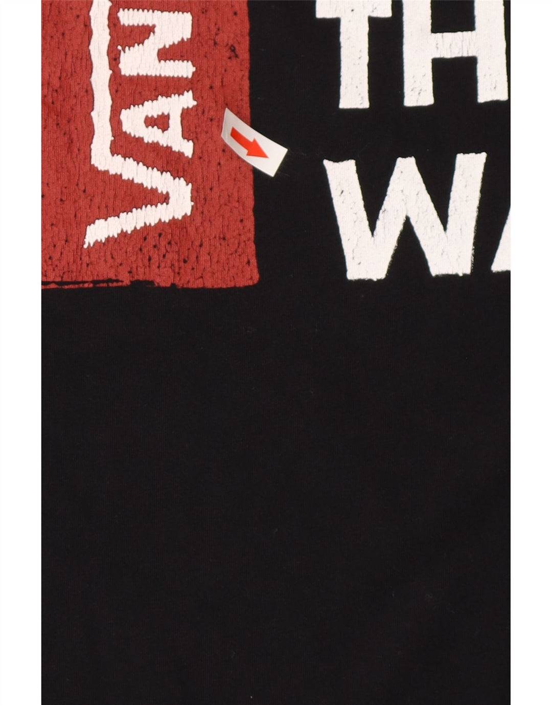 Tricou grafic Vans pentru bărbați Top mediu din bumbac negru