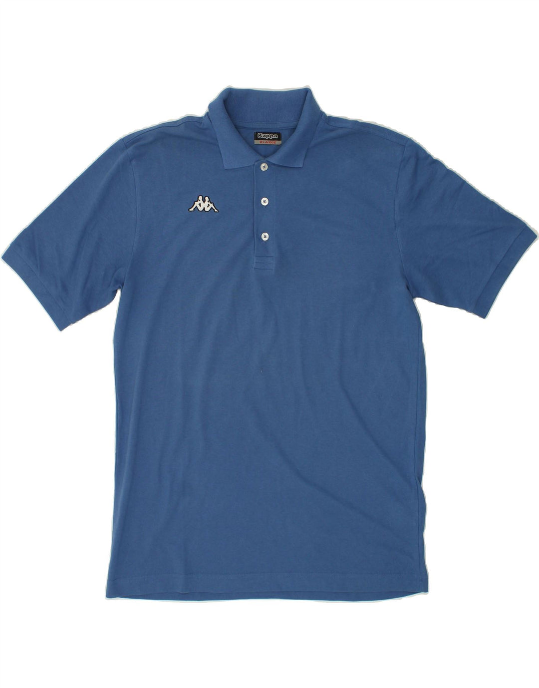 KAPPA Mens Polo Shirt XL Blue Cotton Vintage Kappa and Second-Hand Kappa from Messina Hembry 