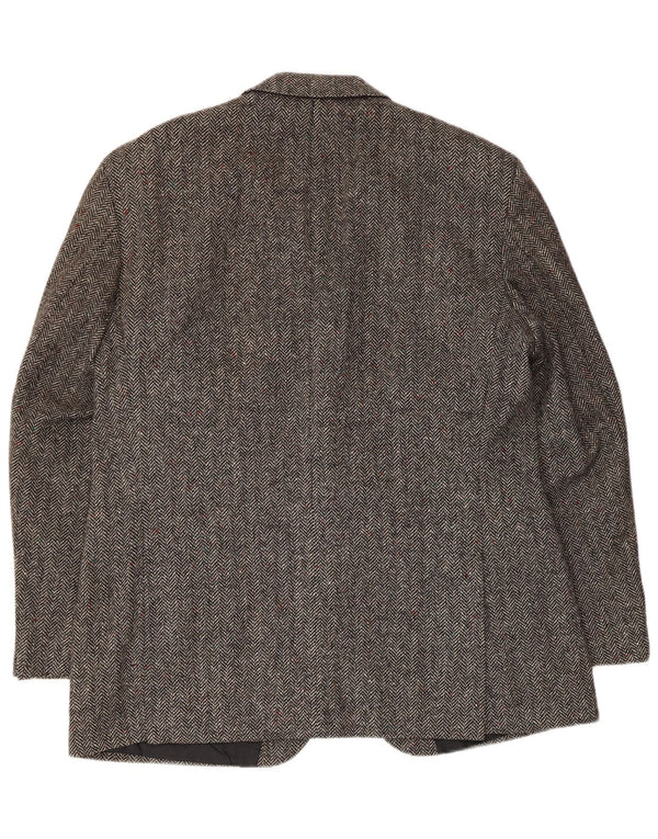 Jachetă pentru bărbați Marks & Spencer, cu 2 nasturi, UK 38 Medium Gris Herringbone