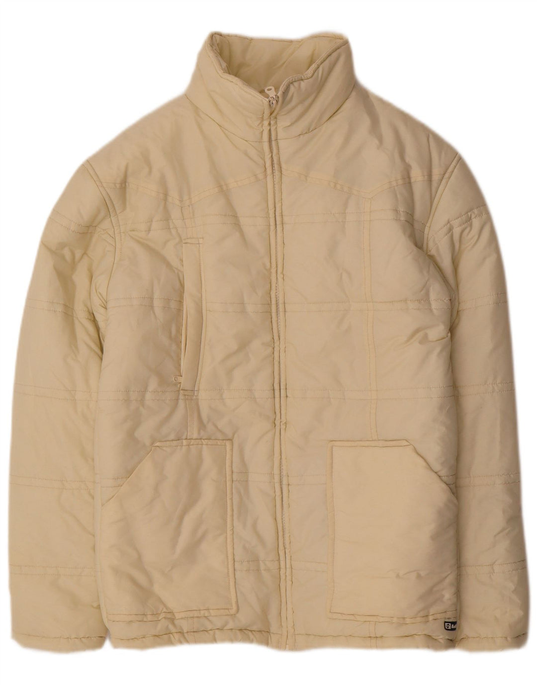 Jachetă căptușită pentru femei LOTTO UK 14, nailon galben mediu