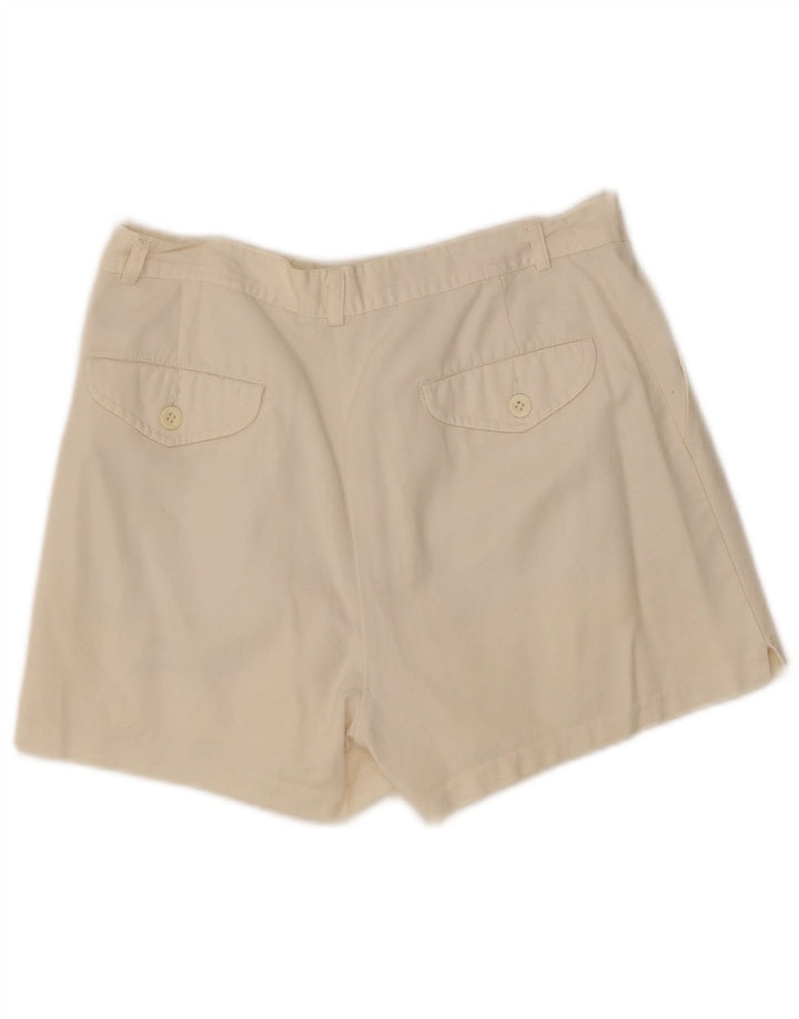 Pantaloni scurți chino pentru bărbați Sergio Tacchini IT 46 Small W28 White