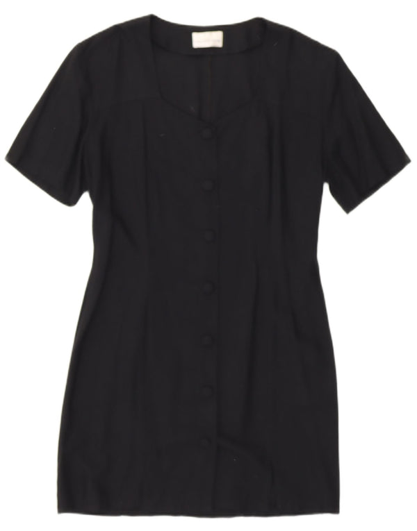 Colecție Rochie cămașă pentru femei UK 12 Medium Black Viscose
