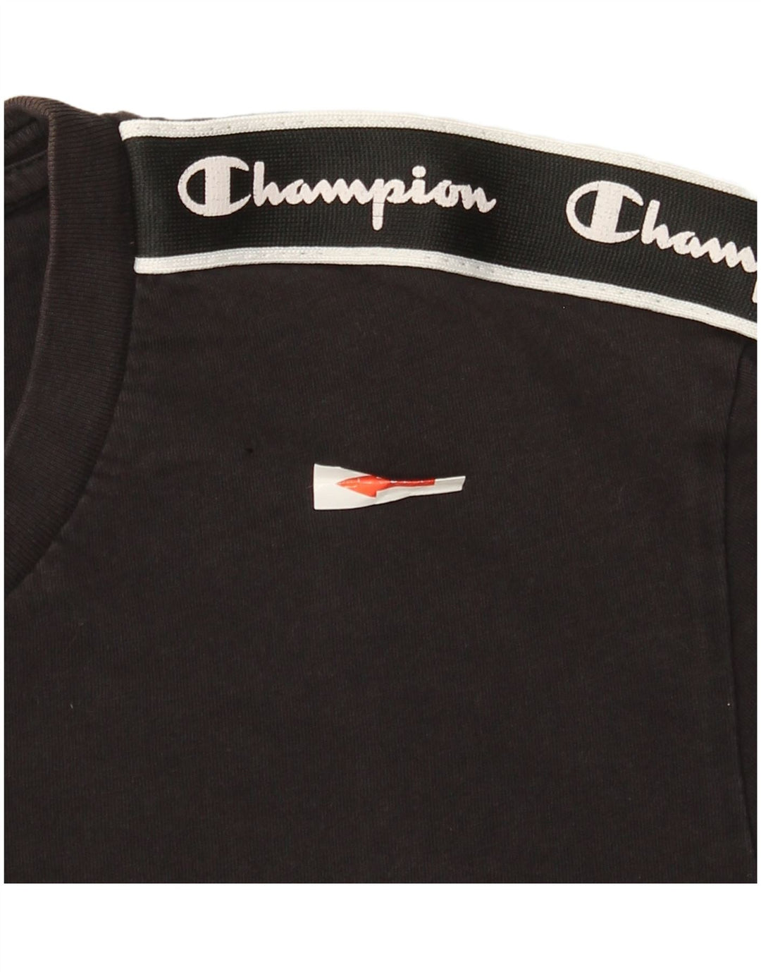 Tricou grafic pentru bărbați Champion Top mic bumbac negru