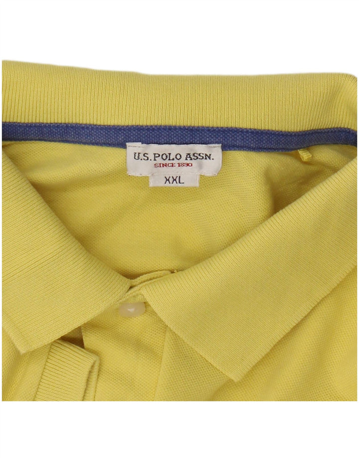 U.S. Polo Assn. Tricou Polo pentru bărbați 2XL Galben