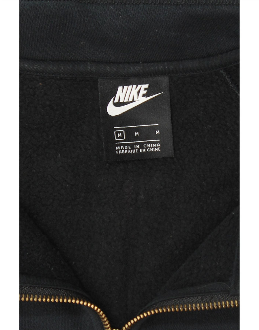 Pulover Nike pentru femei, cu grafic, cu fermoar, cu gât, UK 14 Medium Bleumarin