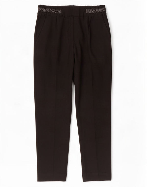 Pantaloni chino crop slim pentru femei Zara Mici L26 L25 Negri