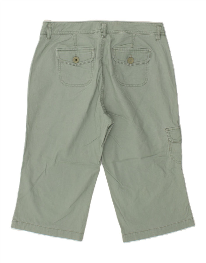 DOCKERS Womens Bermuda Shorts US 6 Medium W32 Green Cotton Vintage Dockers and Second-Hand Dockers from Messina Hembry 