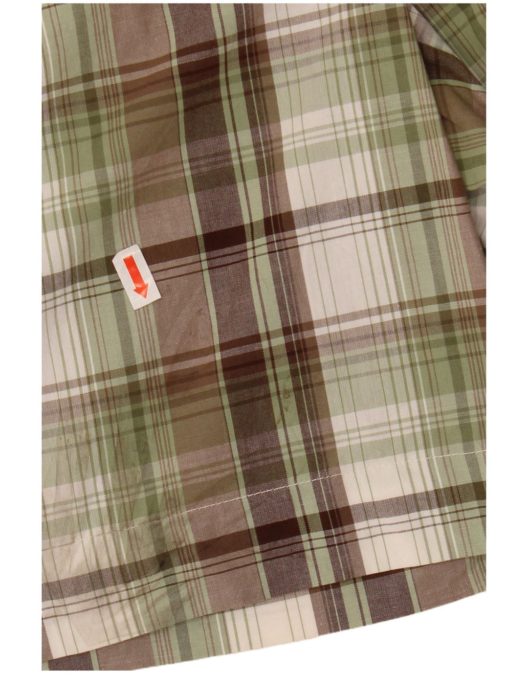 Pantaloni scurti chino IZOD pentru femei US 8 Medium W32 Kaki Check Bumbac