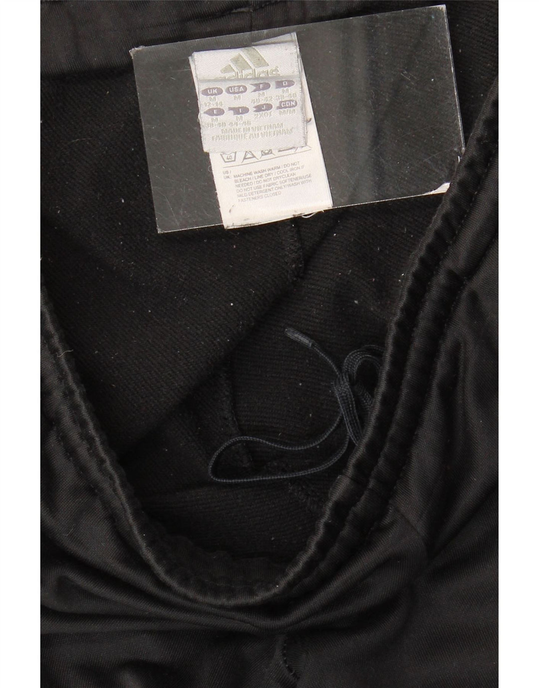 Pantaloni de trening Adidas pentru femei UK 12/14 Poliester mediu negru