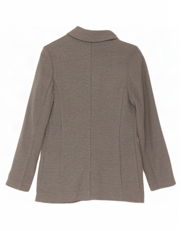 Jachetă Blazer pentru femei Marks & Spencer, cu ajustare relaxată, UK 6 XS, poliester gri