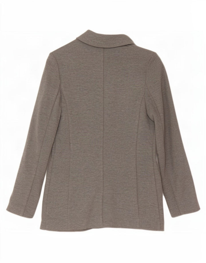 Jachetă Blazer pentru femei Marks & Spencer, cu ajustare relaxată, UK 6 XS, poliester gri