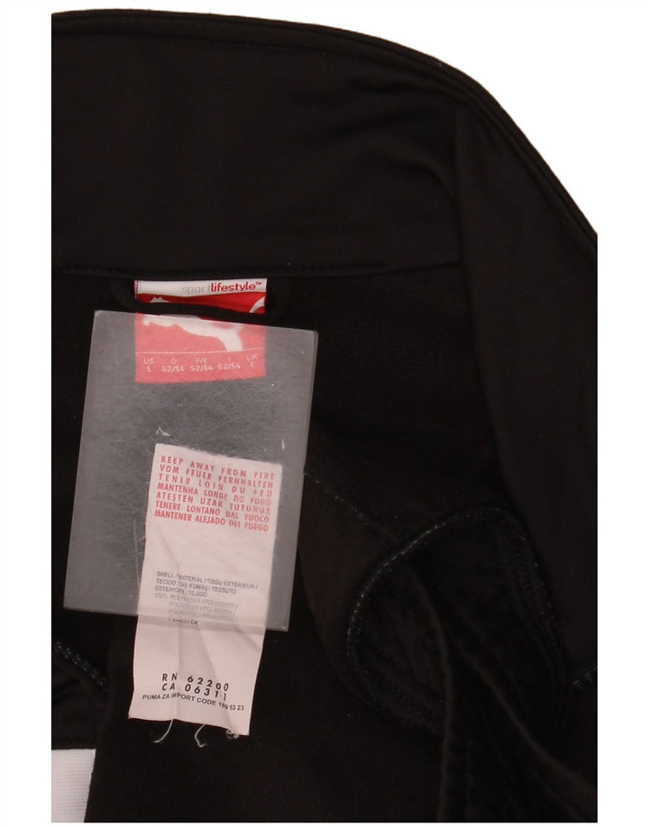 Jachetă de trening pentru bărbați Puma, mare, negru, poliester color bloc