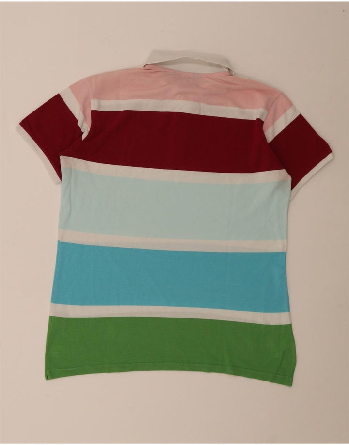 Cămașă polo pentru bărbați Kappa, bumbac cu dungi multicolore