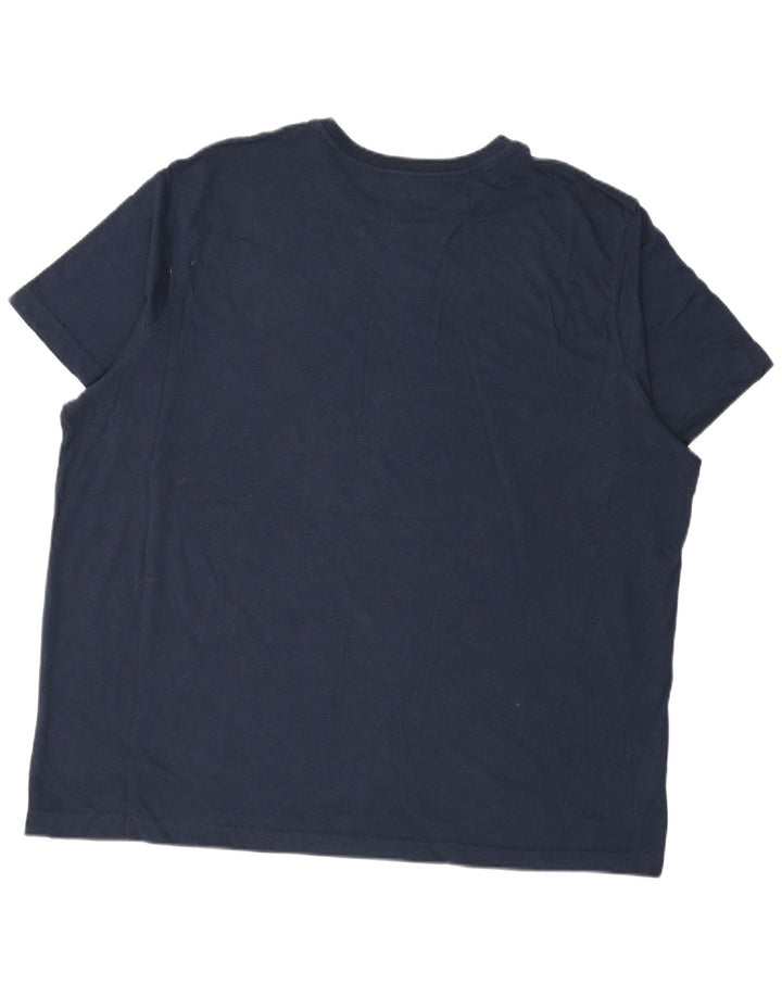 Tricou pentru bărbați Eddie Bauer Top 2XL Bumbac bleumarin