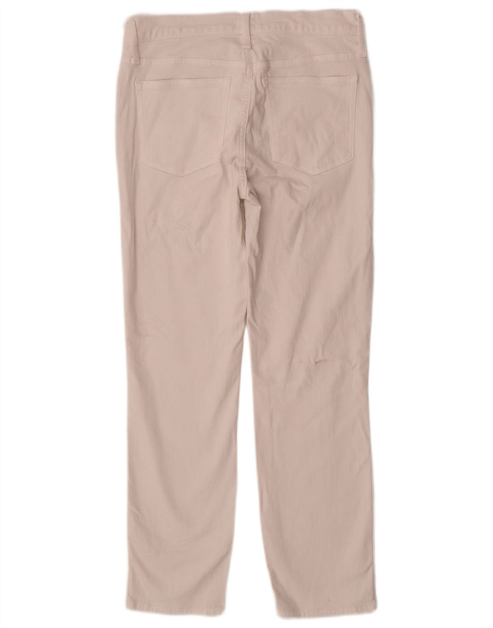 Pantaloni casual drepti pentru femei J. Crew L29 L28 alb