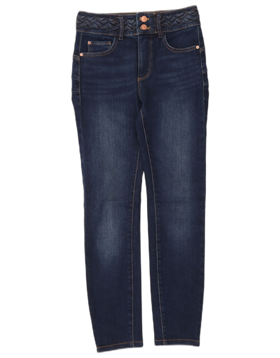 GUESS Womens High Rise Skinny Jeans W26 L28 Blue Polyester