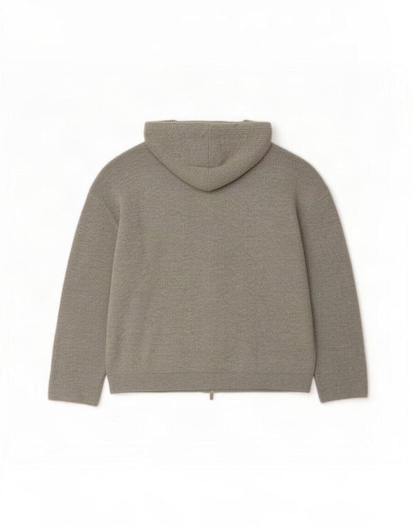 Pulover cardigan cu fermoar complet pentru femei Marks & Spencer, UK 18 XL, gri