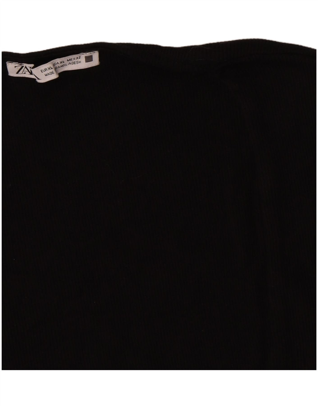 Vest Vest Top Femei Zara UK 18 XL Negru