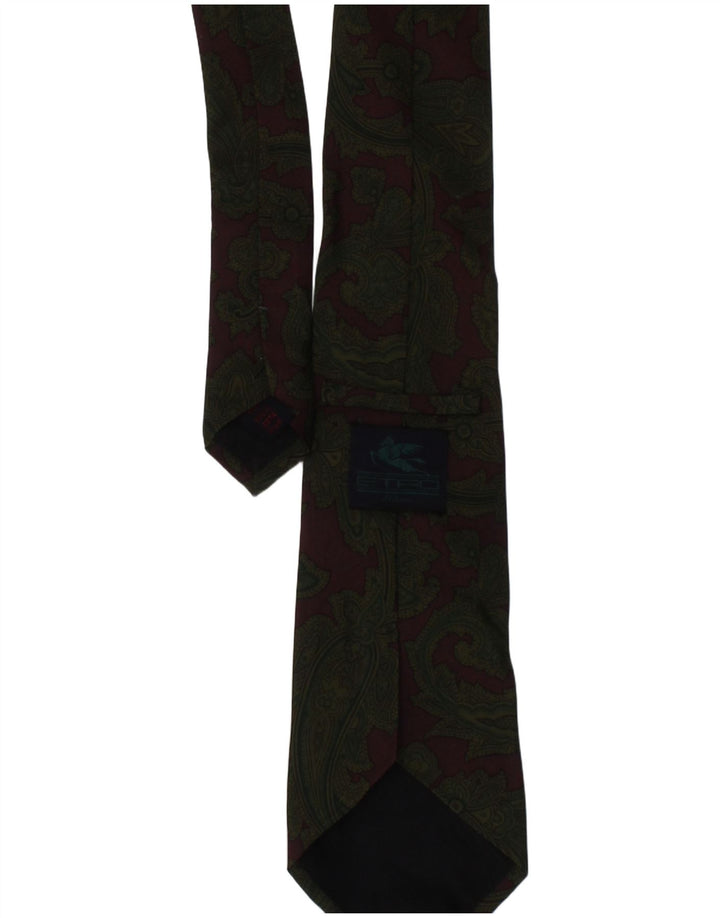 Etro Cravata Barbati Marime Unică Kaki Paisley Mătase