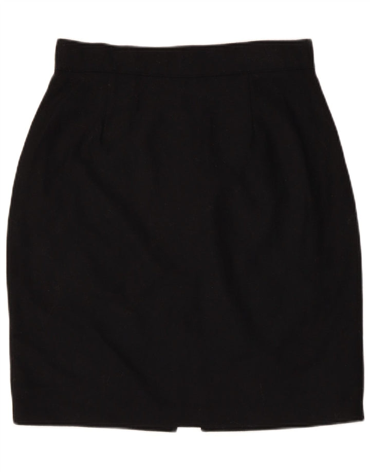 Fusta creion pentru femei Benetton IT 44 Medium W28 Acetat negru