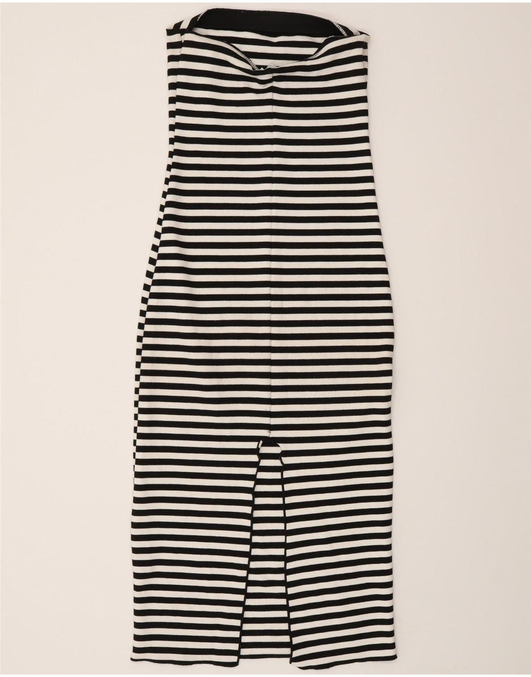 Rochie fără bretele pentru femei Zara UK 8 Mic cu dungi negre