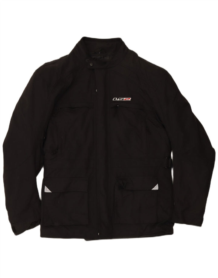 Jachetă LS2 Graphic Racer pentru bărbați UK 48 4XL Poliamidă neagră