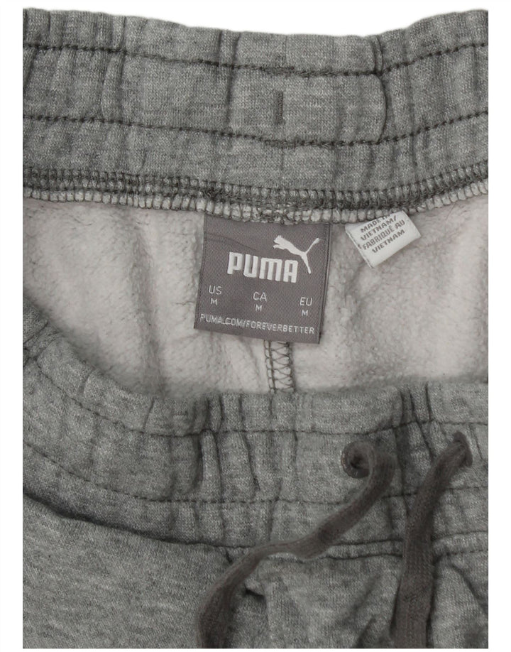 Pantaloni scurți sport PUMA pentru bărbați, bumbac cu pete gri medii